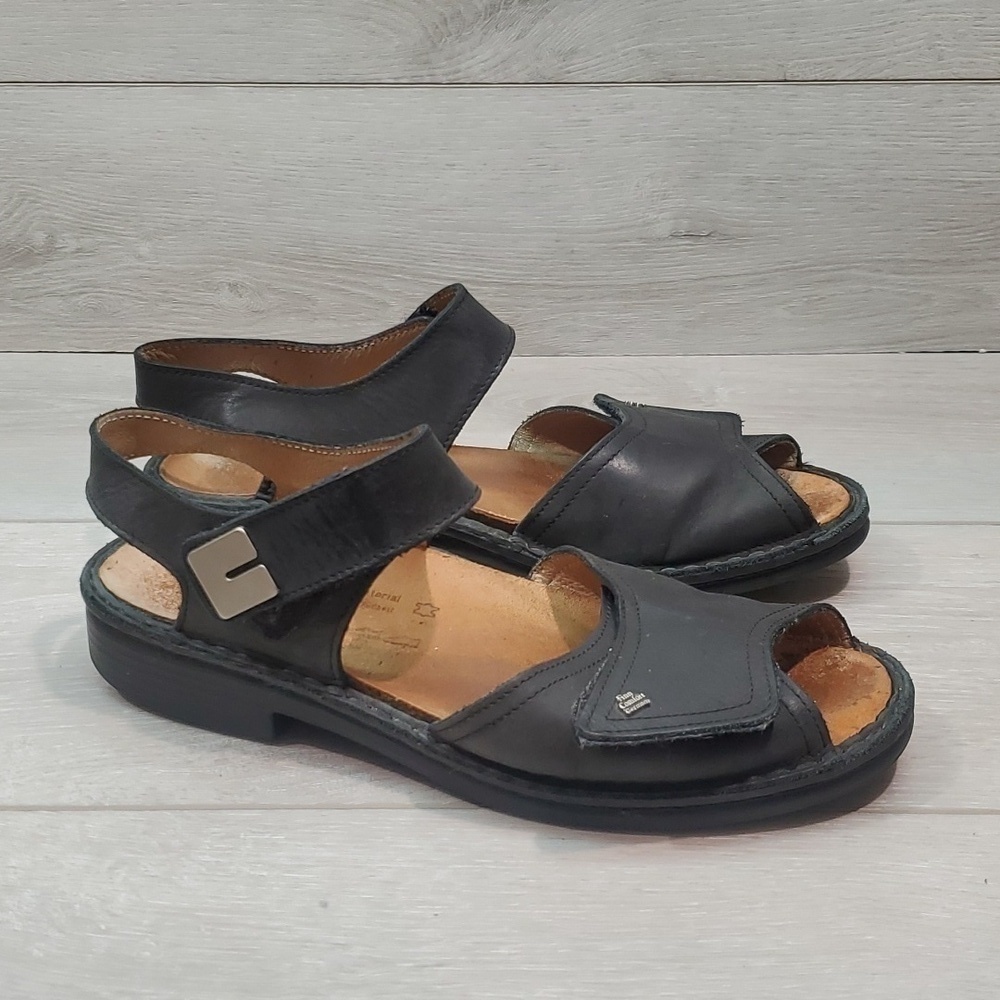 Finn Comfort Ankle Leather Strap Sandals shoes sz UK 5.5 US 7.5